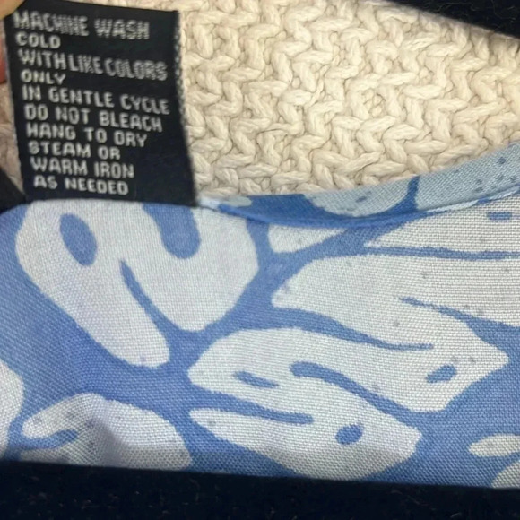 MIB Plus size blue button down dress with back drawstring size 5X never worn - Picture 7 of 7